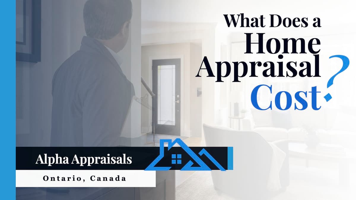 Cost of a home appraisal